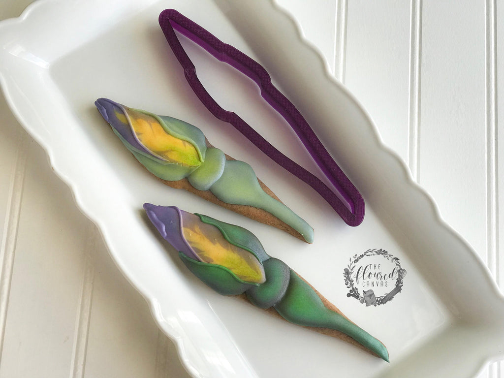 The Floured Canvas Tulip Bouquet Set of 3 Cookie Cutters and Fondant Cutters and Clay Cutters