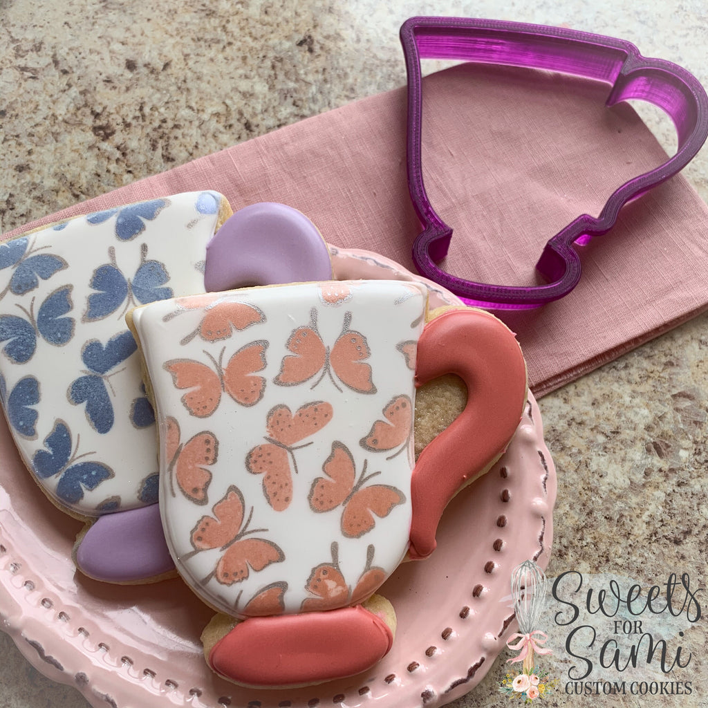 Tea Cup or Coffee Cup Cookie Cutter and Fondant Cutter and Clay Cutter