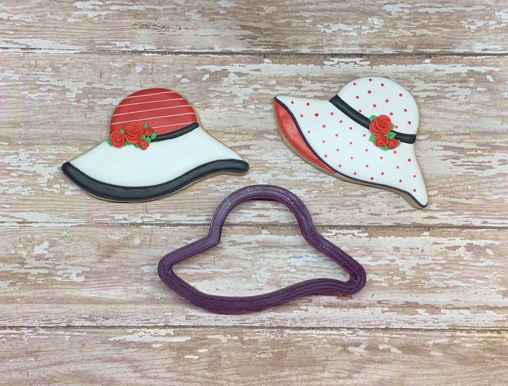 Ladies Hat #2  Cookie Cutter or Fondant Cutter and Clay Cutter