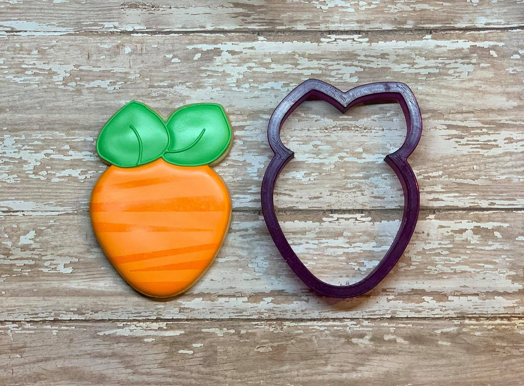 Chubby Carrot Cookie Cutter and Fondant Cutter and Clay Cutter