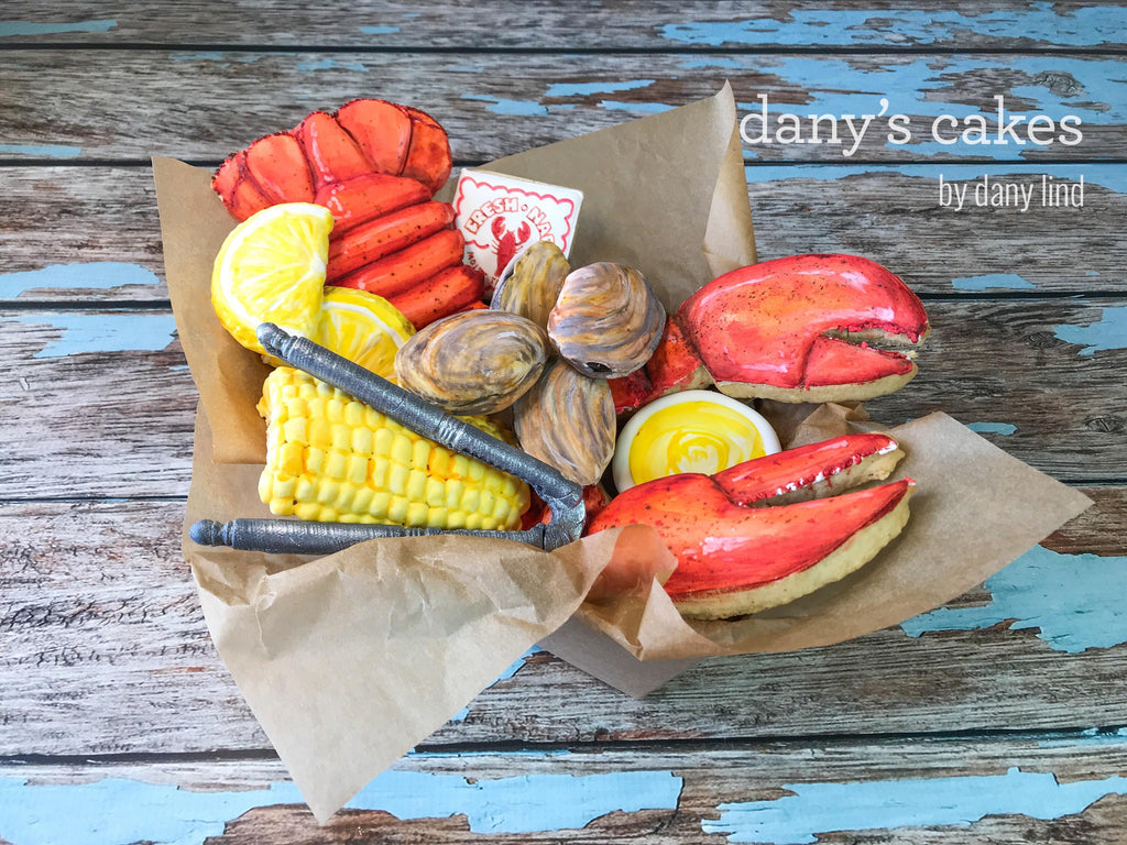 Lobster Claws & Lobster Tail by Dany Lind Cookie Cutters and Fondant Cutter and Clay Cutter