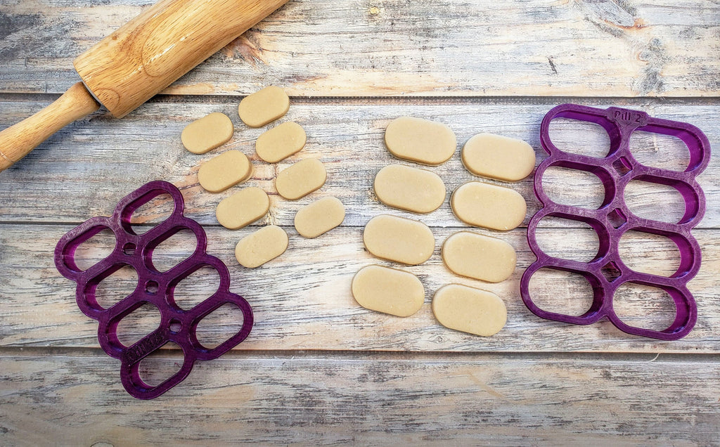 Multi-Mini Pill Cookie Cutter and Fondant Cutter and Clay Cutter