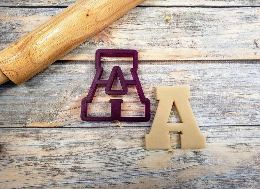 Varsity Letter A Cookie Cutter and Fondant Cutter and Clay Cutter