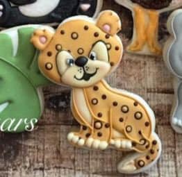 Jaguar Zoo Baby Cookie Cutter and Fondant Cutter and Clay Cutter