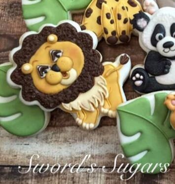 Lion Zoo Baby Cookie Cutter and Fondant Cutter and Clay Cutter