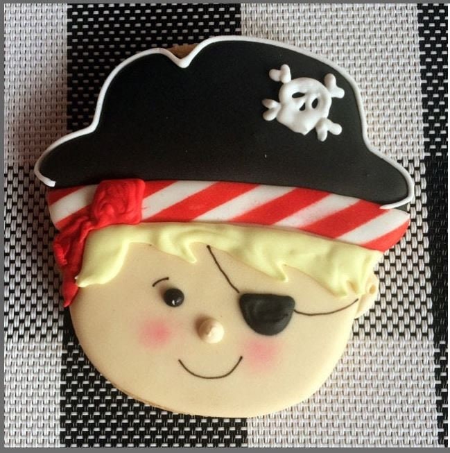 Pirate Boy Cookie Cutter or Fondant Cutter and Clay Cutter