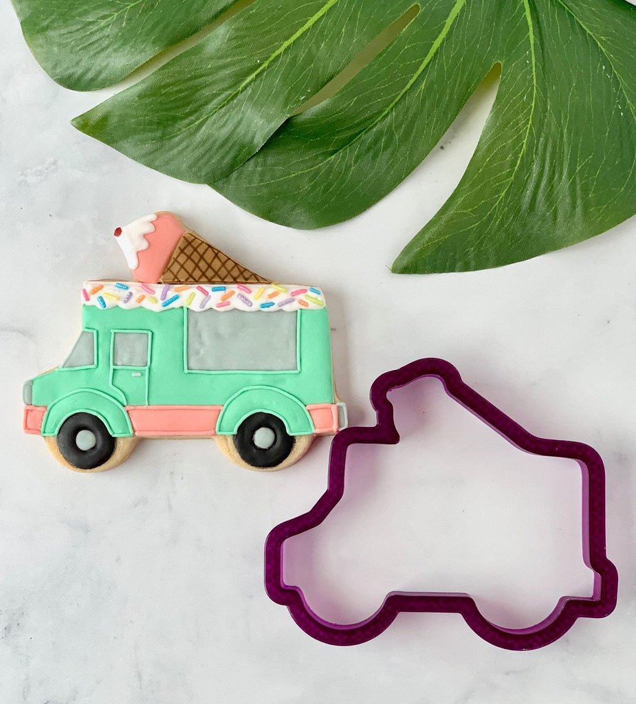 Arty McGoo's Ice Cream Truck Cookie Cutter and Fondant Cutter and Clay Cutter