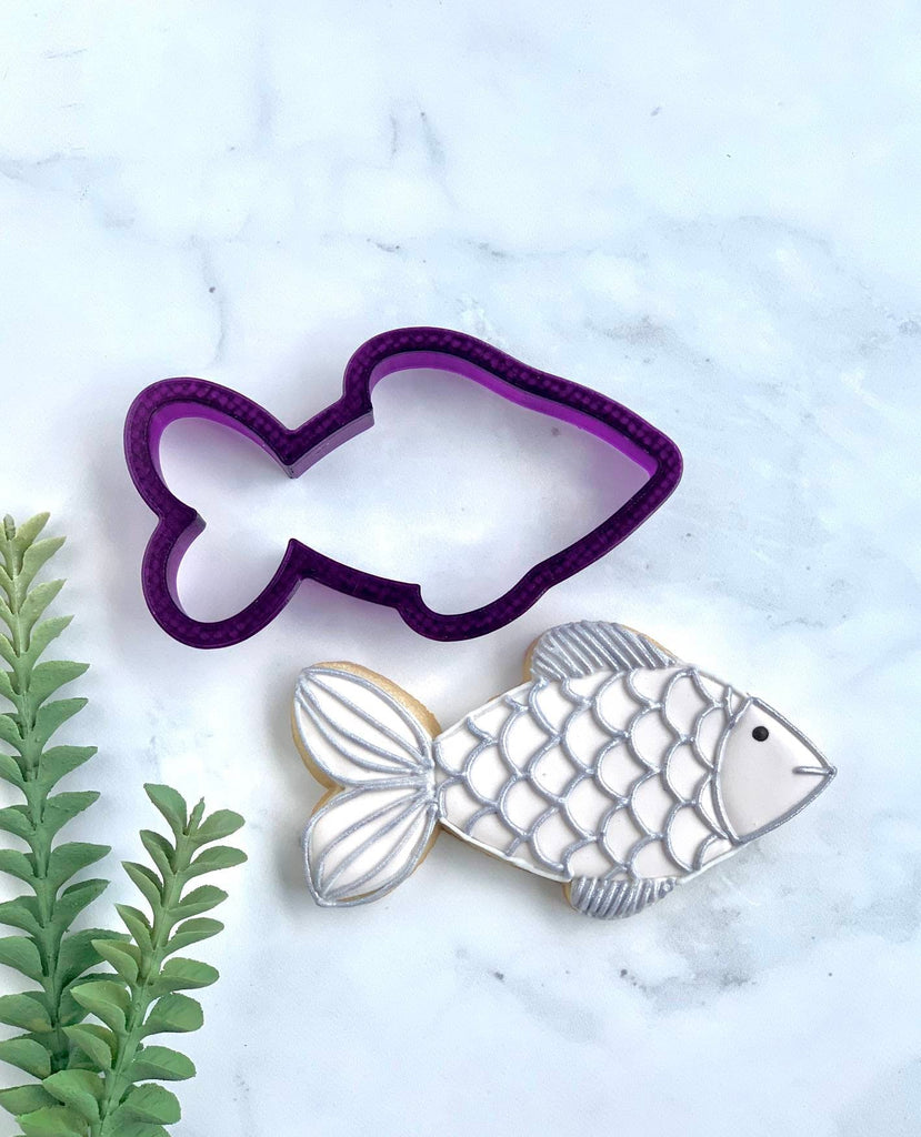 Fish #1 Cookie Cutter and Fondant Cutter and Clay Cutter