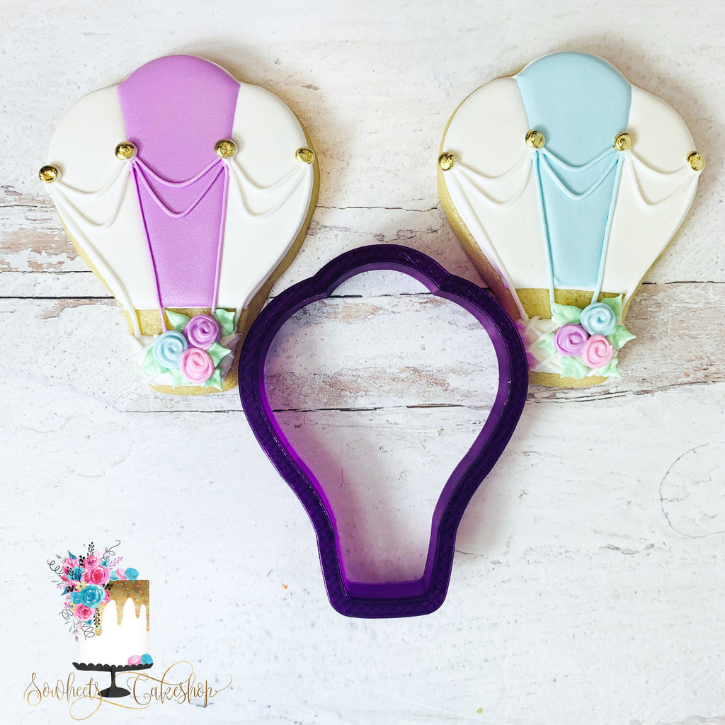 Hot Air Balloon #3 Cookie Cutter and Fondant Cutter and Clay Cutter