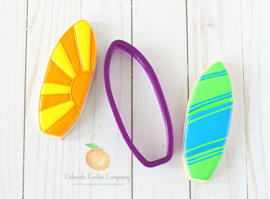 Surf Board Cookie Cutter and Fondant Cutter and Clay Cutter