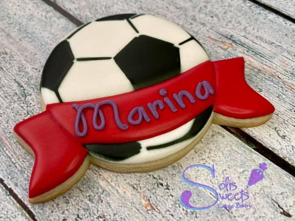 Ball with Banner or Circle with Banner Cookie Cutter and Fondant Cutter and Clay Cutter