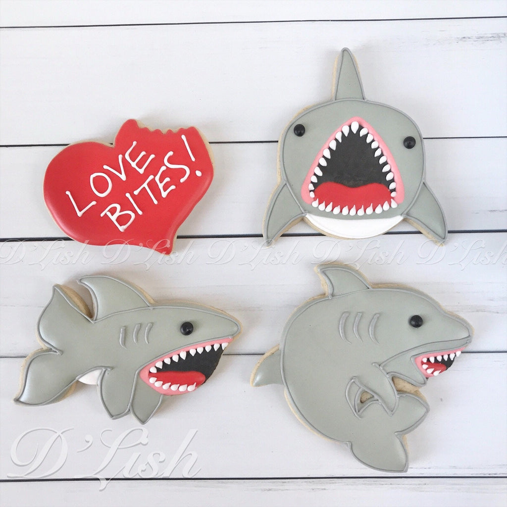 Miss Doughmestic Shark Cookie Cutter and Fondant Cutter and Clay Cutter