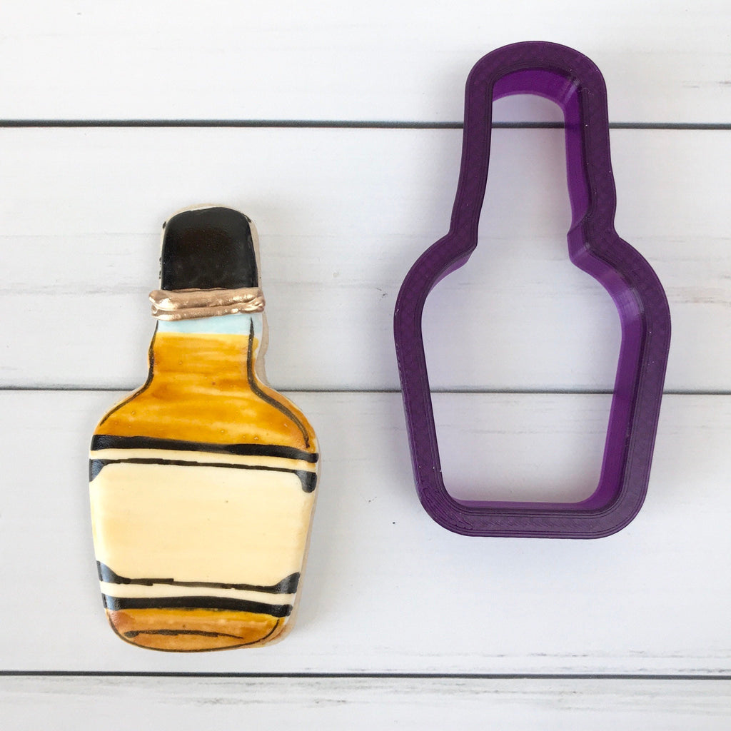 Bourbon Bottle Cookie Cutter and Fondant Cutter and Clay Cutter