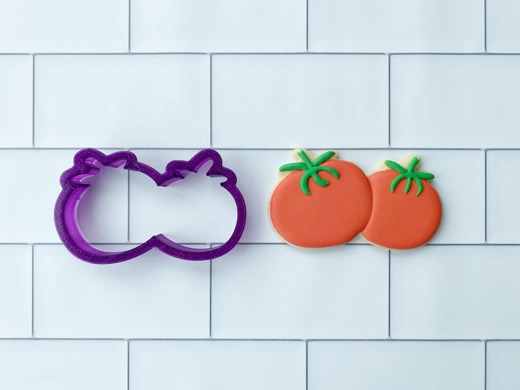 Tomatoes or Pair or Tomatoes Cookie Cutter or Fondant Cutter and Clay Cutter