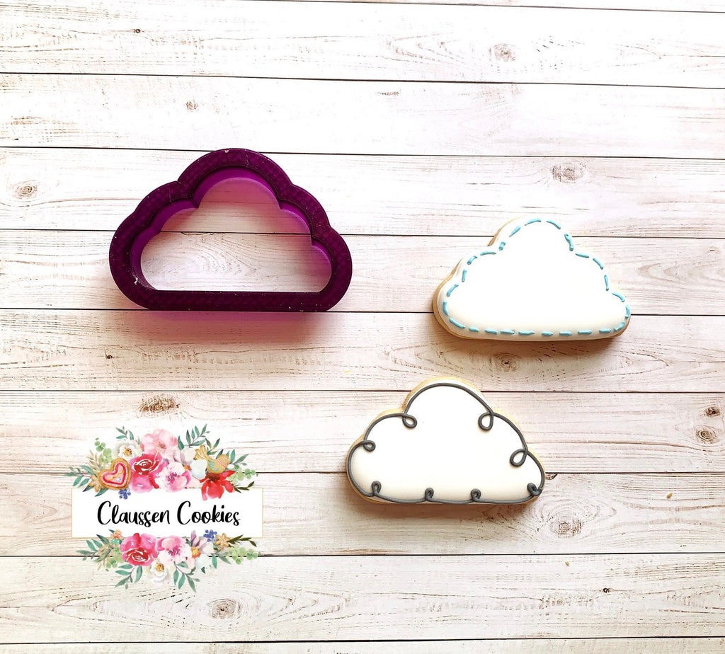 Cloud #4 Cookie Cutter and Fondant Cutter and Clay Cutter