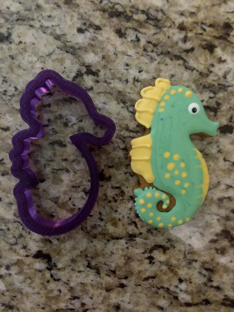 Seahorse Sea Horse Cookie Cutter and Fondant Cutter and Clay Cutter