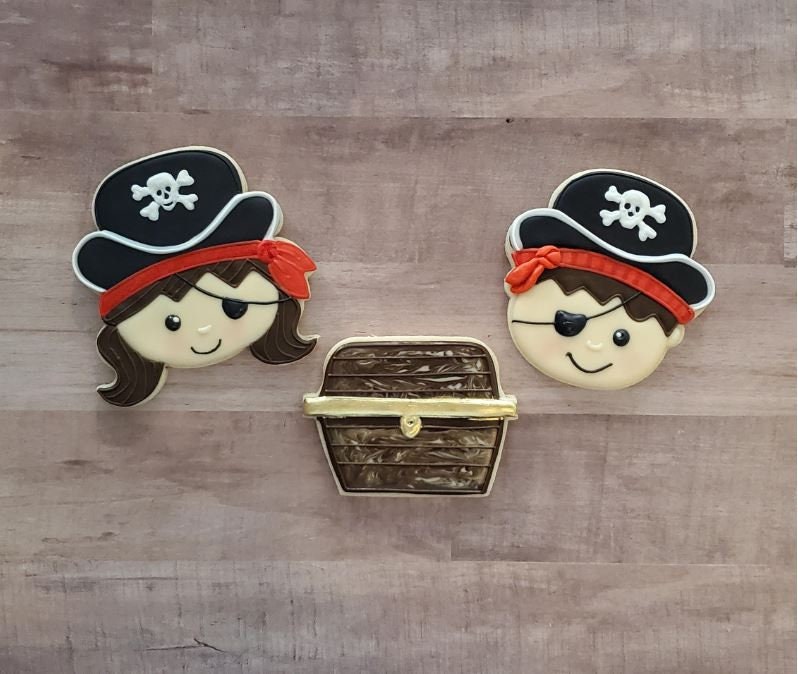 Pirate Boy Cookie Cutter or Fondant Cutter and Clay Cutter