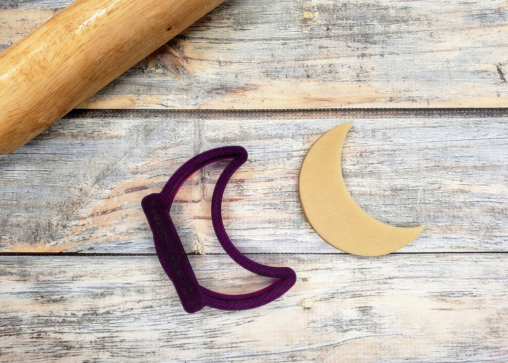 Crescent Moon Cookie Cutter and Fondant Cutter and Clay Cutter