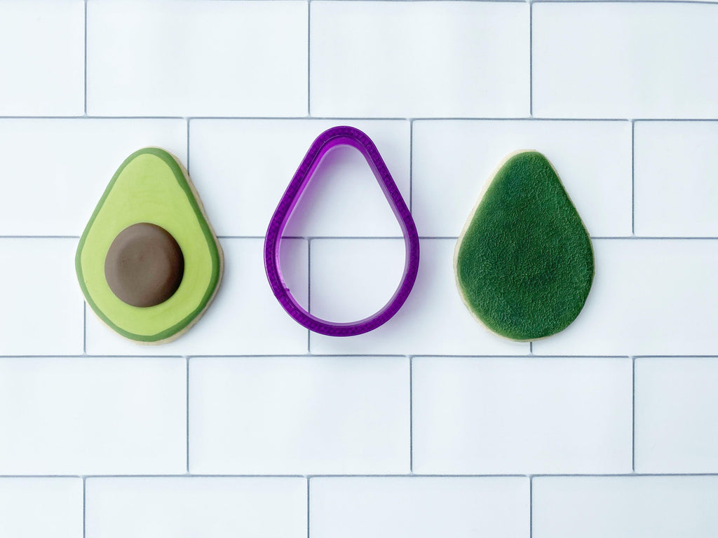 Avocado Cookie Cutter and Fondant Cutter and Clay Cutter