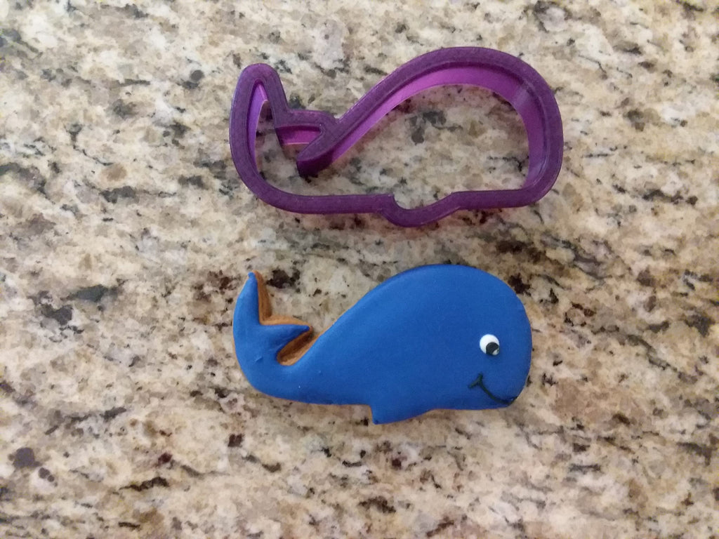 Whale #1 Cookie Cutter and Fondant Cutter and Clay Cutter