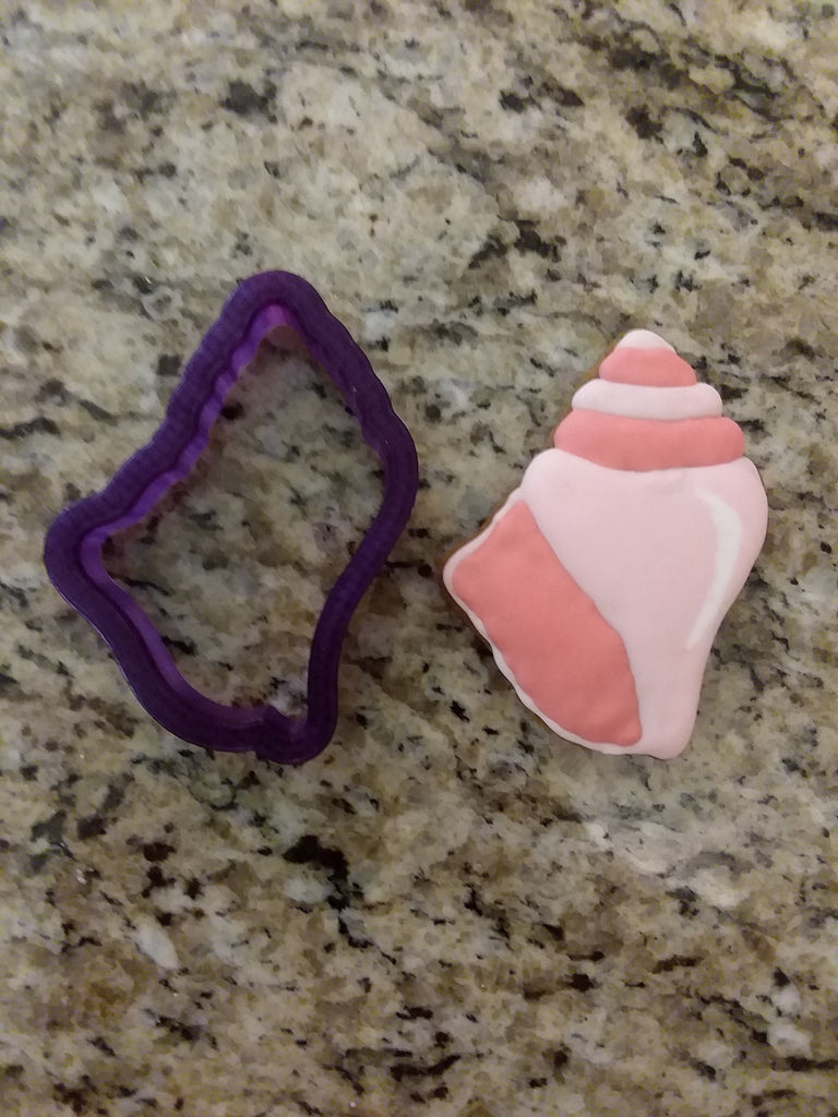 Conch Seashell Cookie Cutter and Fondant Cutter and Clay Cutter