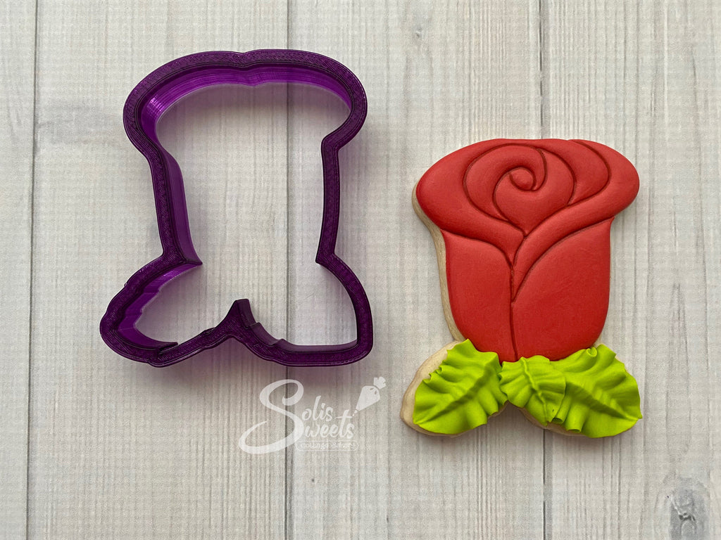 Rose Cookie Cutter and Fondant Cutter and Clay Cutter