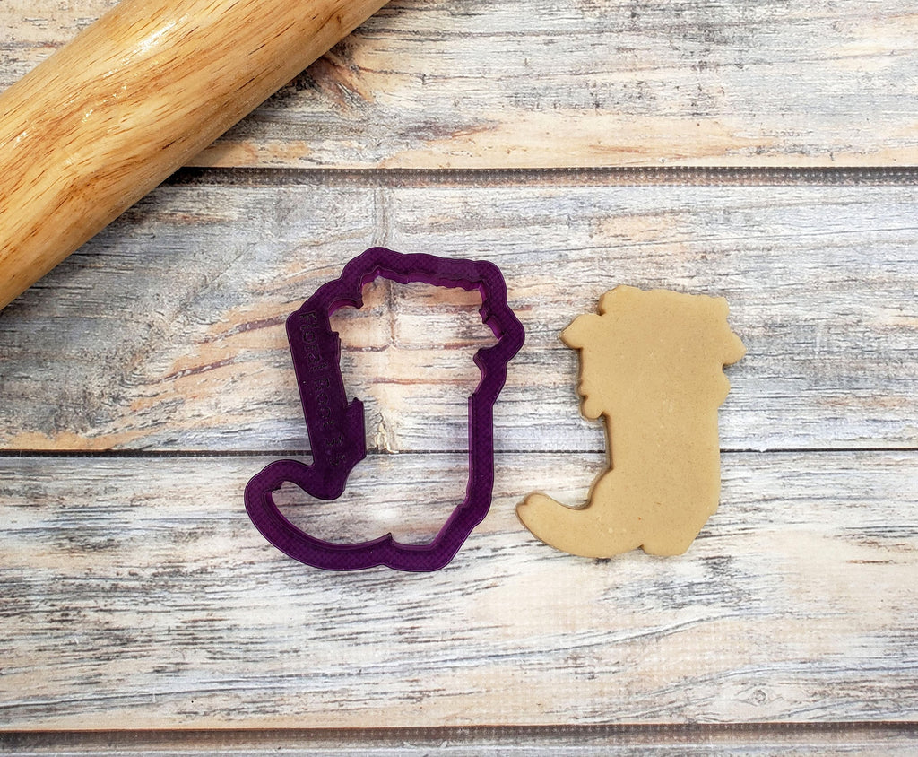 Floral Boot Cookie Cutter and Fondant Cutter and Clay Cutter