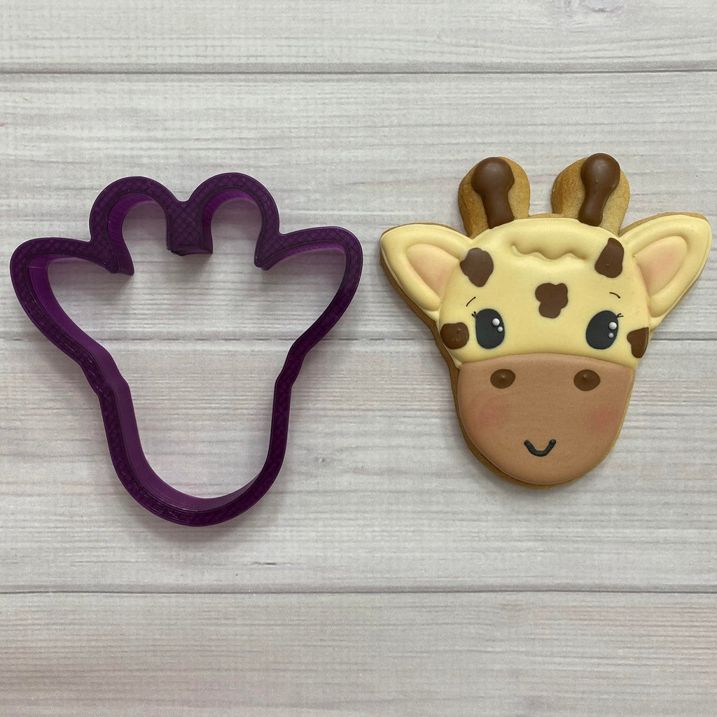 Giraffe Head Cookie Cutter and Fondant Cutter and Clay Cutter