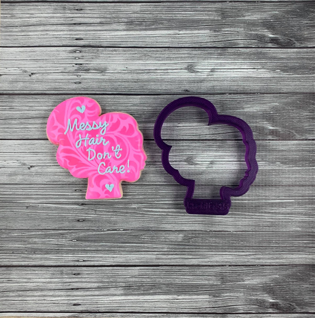 Mom or Woman  or Girl Silhouette Cookie Cutter and Fondant Cutter and Clay Cutter