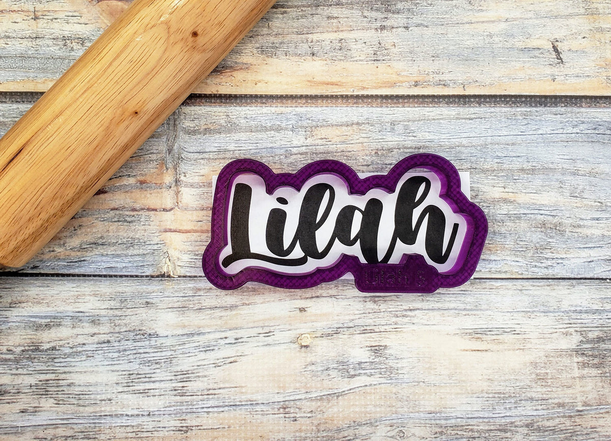 Lilah Hand Lettered Cookie Cutter – Bobbi's Cutters
