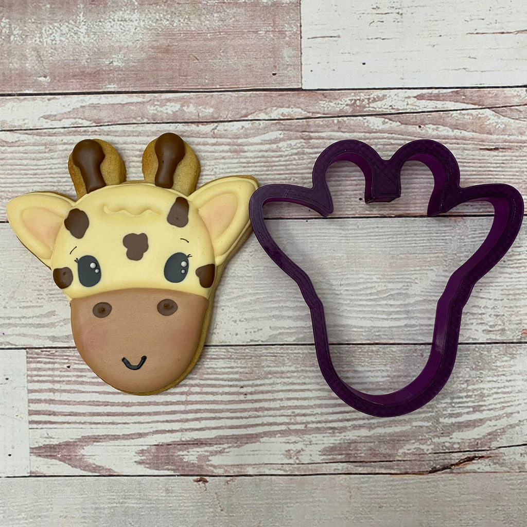 Giraffe Head Cookie Cutter and Fondant Cutter and Clay Cutter