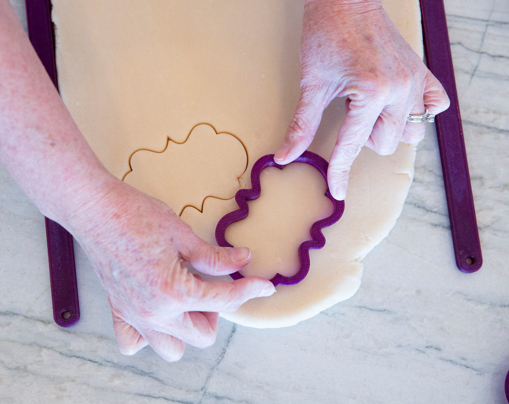 Pair of Dough Sticks for Uniform Cookie Dough Height