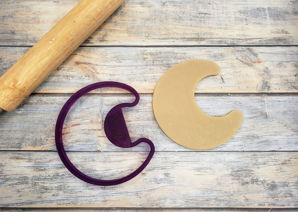 Curved Crescent Moon Cookie Cutter and Fondant Cutter and Clay Cutter