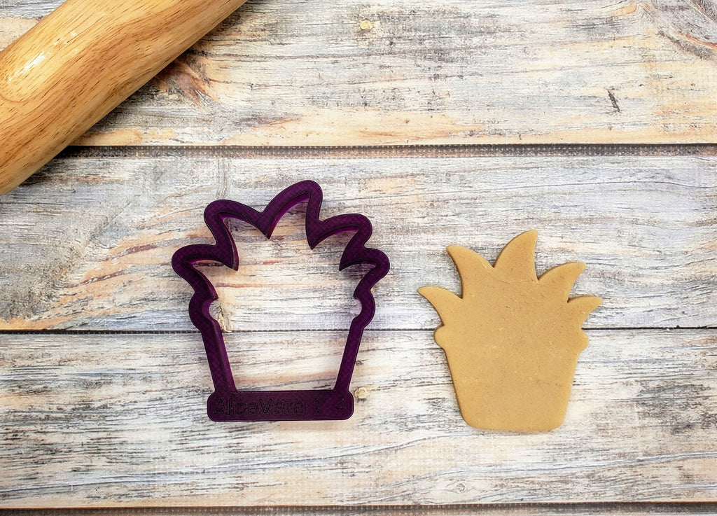 Aloe Plant #1 Cookie Cutter and Fondant Cutter and Clay Cutter