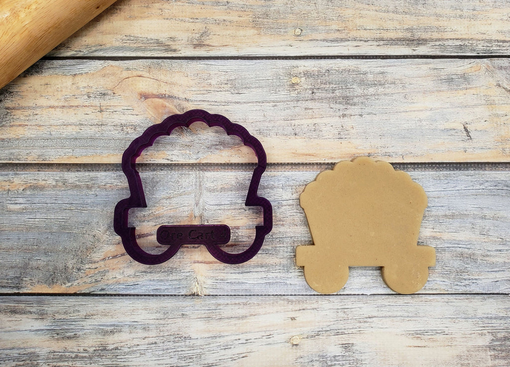 Train Set of 3 Cookie Cutter and Fondant Cutter and Clay Cutter