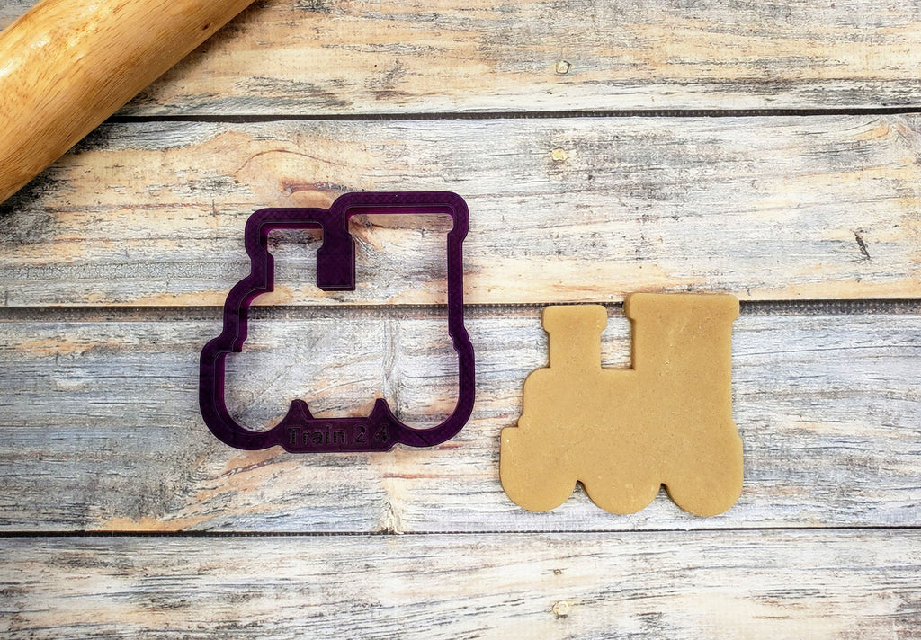 Train Set of 3 Cookie Cutter and Fondant Cutter and Clay Cutter