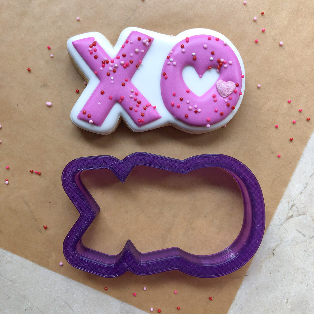 Sweet Sugarbelle XO or Hugs and Kisses Cookie Cutter and Fondant Cutter and Clay Cutter