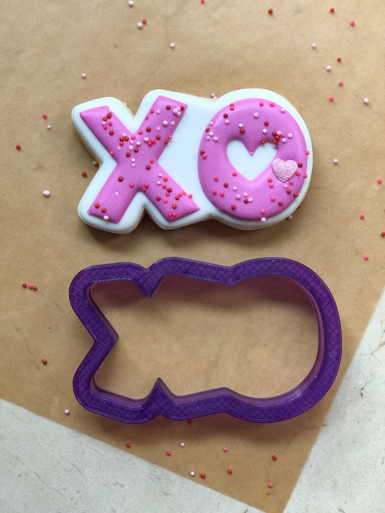 Sweet Sugarbelle XO or Hugs and Kisses Cookie Cutter and Fondant Cutter and Clay Cutter