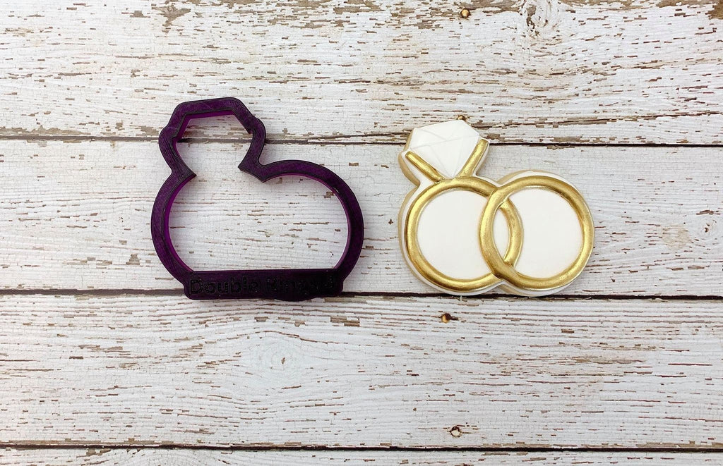 Double Wedding Rings Cookie Cutter and Fondant Cutter and Clay Cutter