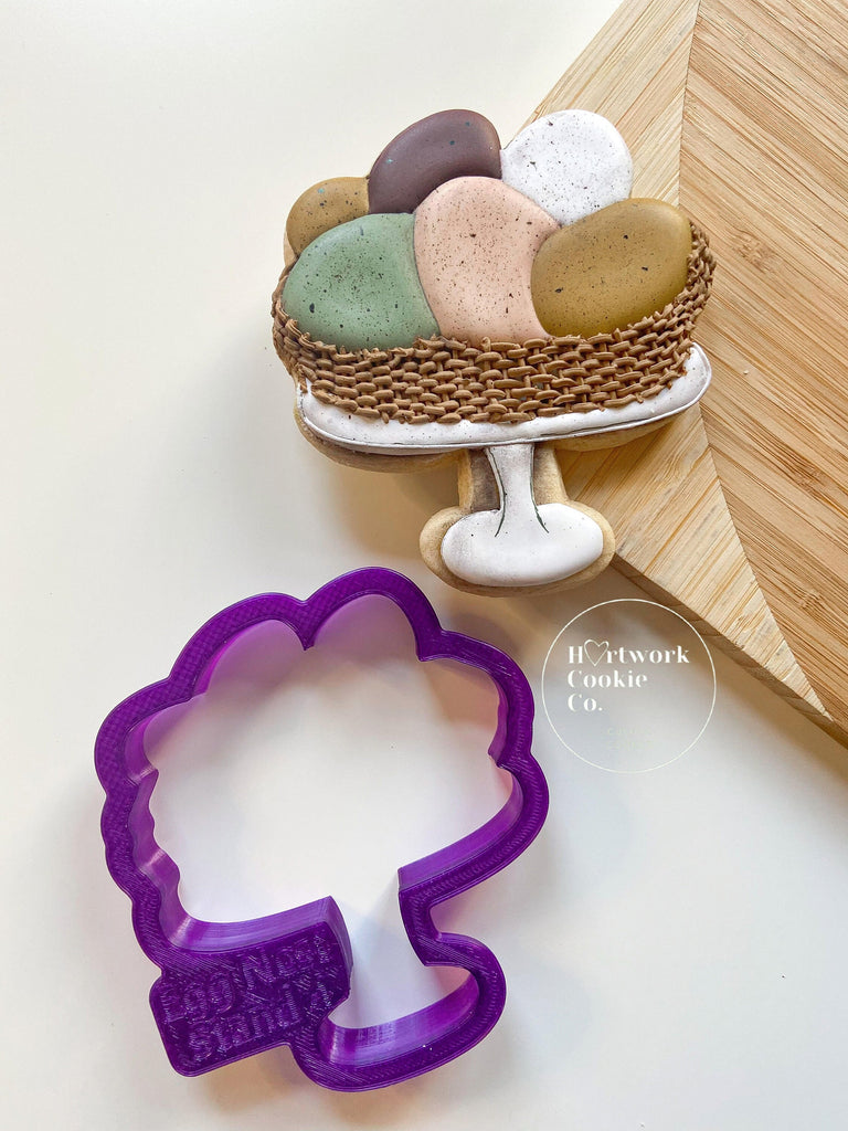 Egg Nest Cake Stand Cookie Cutter and Fondant Cutter and Clay Cutter