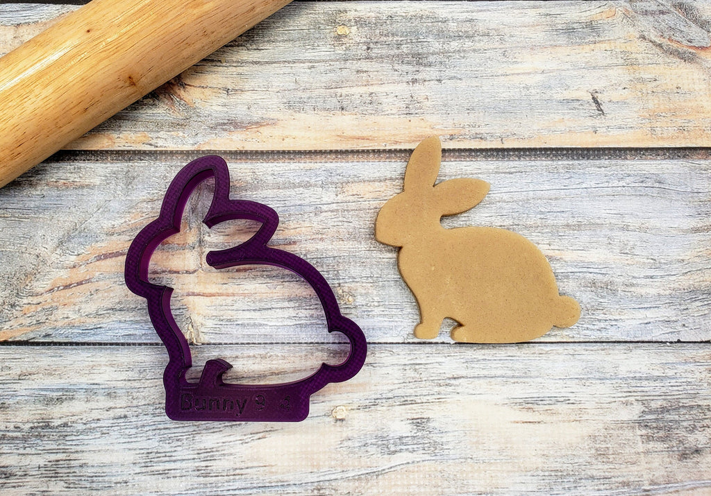 Bunny #9 Cookie Cutter and Fondant Cutter and Clay Cutter