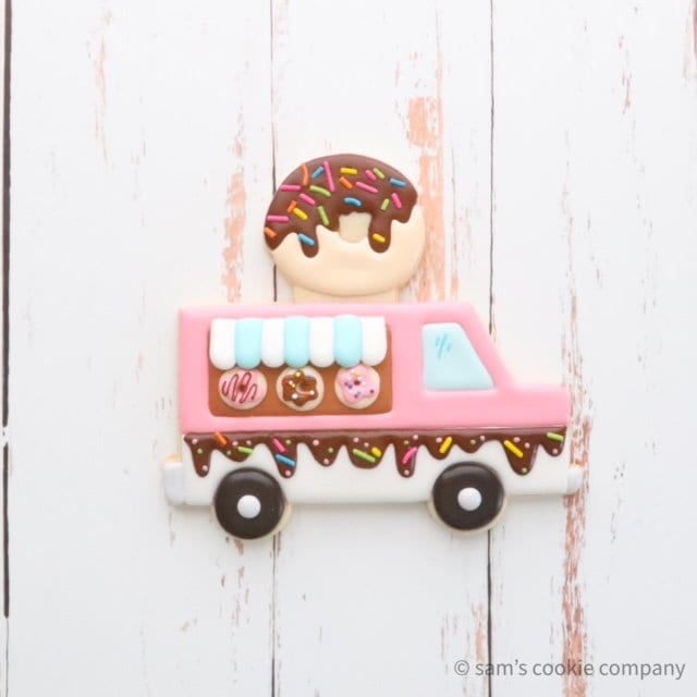 2D Food Truck by Sam's Cookie Company Cookie Cutter and Fondant Cutter and Clay Cutter