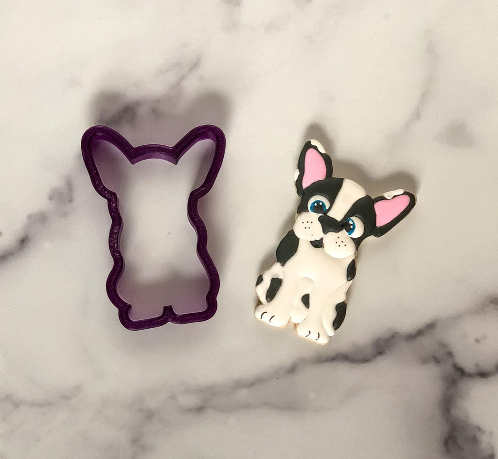 Sitting French Bulldog or Bull Dog Cookie Cutter or Fondant Cutter and Clay Cutter