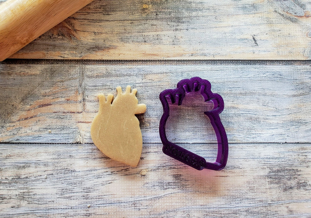 Anatomical Heart Cookie Cutter and Fondant Cutter and Clay Cutter