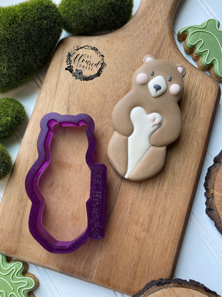 The Floured Canvas Woodlands Animals set of 5 Cookie Cutters or Fondant Cutters and Clay Cutters