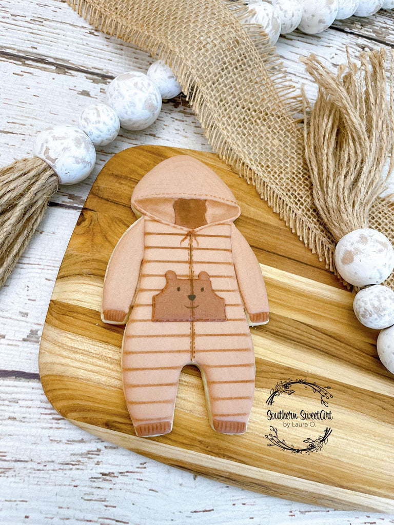 Baby Hoodie Outfit Cookie Cutter and Fondant Cutter and Clay Cutter