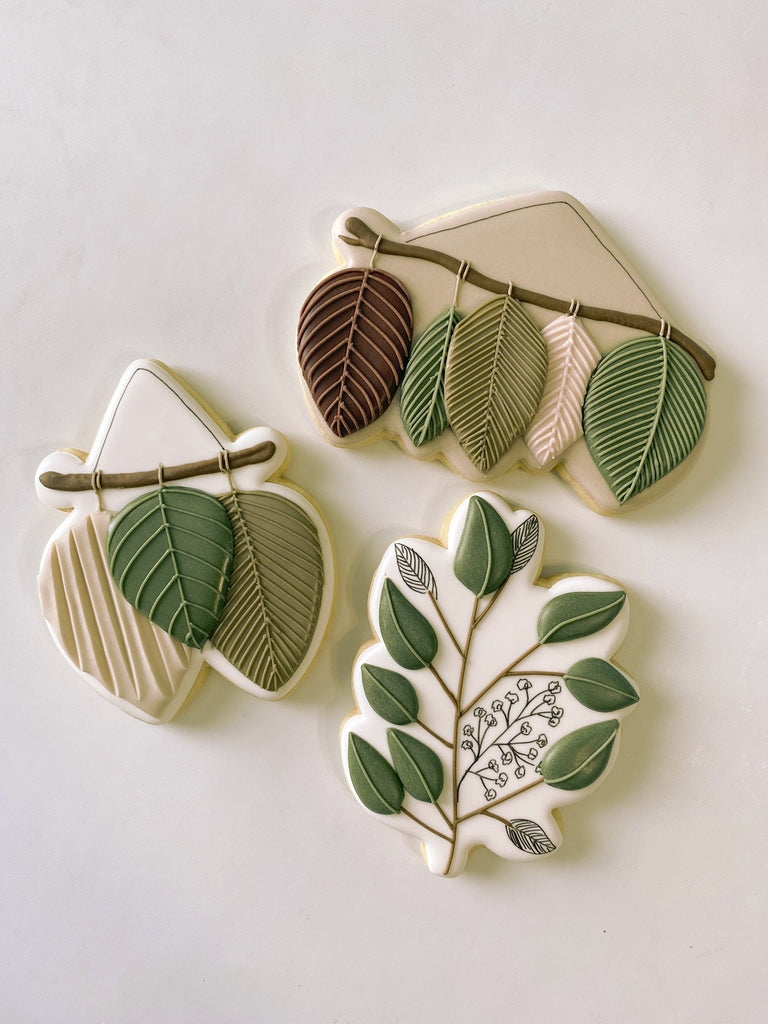 Leaf Flourish #7 Cookie Cutter and Fondant Cutter and Clay Cutter