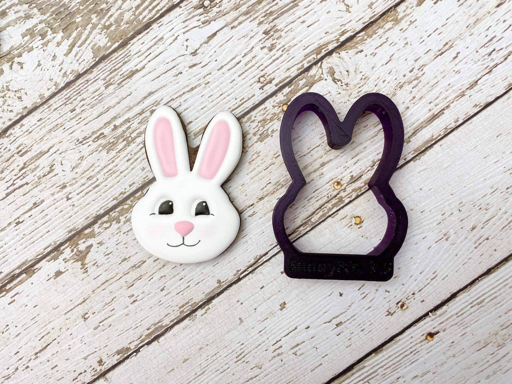 Bunny Platter Set of 4 Cookie Cutter and Fondant Cutter and Clay Cutter