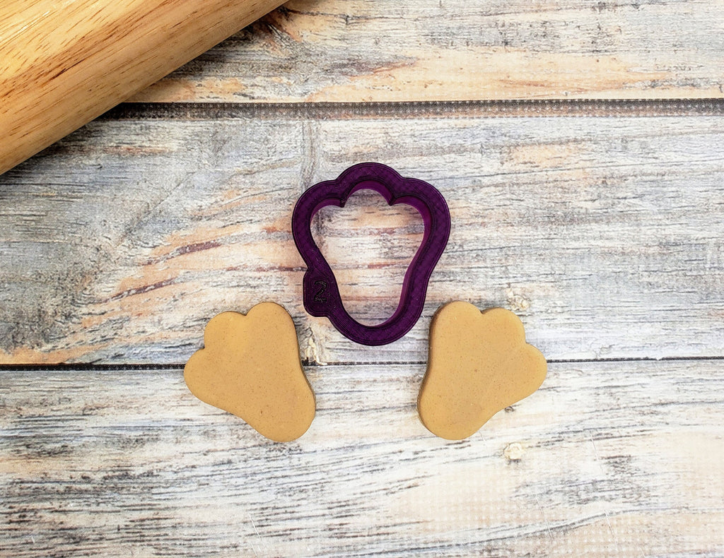 Bunny Foot Cookie Cutter and Fondant Cutter and Clay Cutter