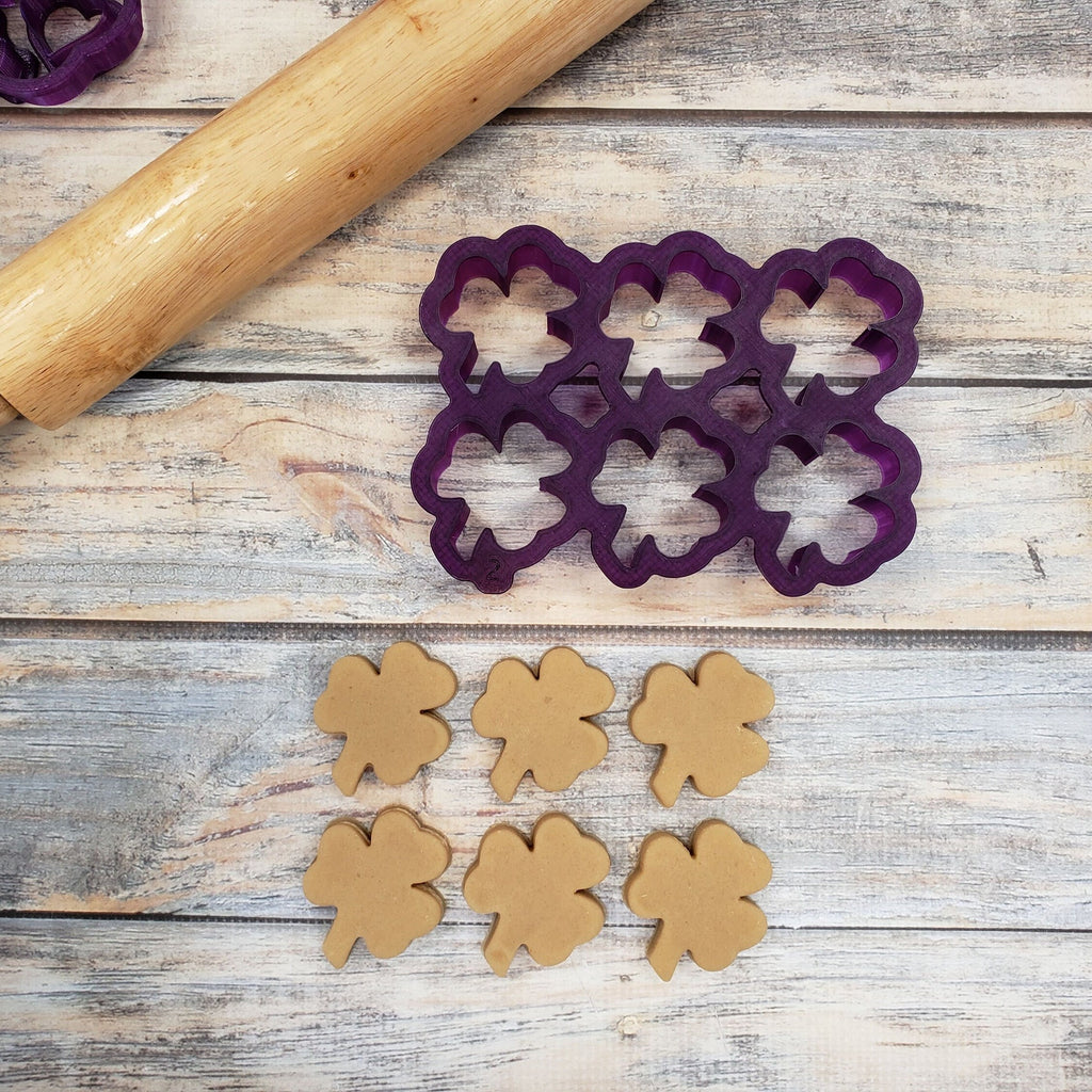 Multi Shamrock Cookie Cutter and Fondant Cutter and Clay Cutter